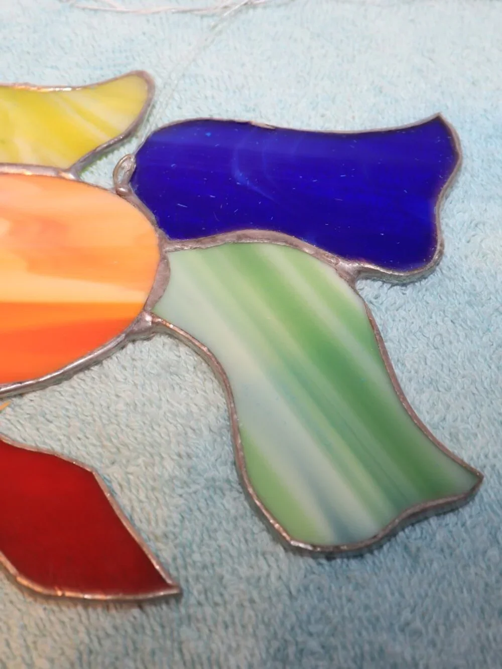 Stained Glass Window Suncatchers Nautical Fish 6 1/4